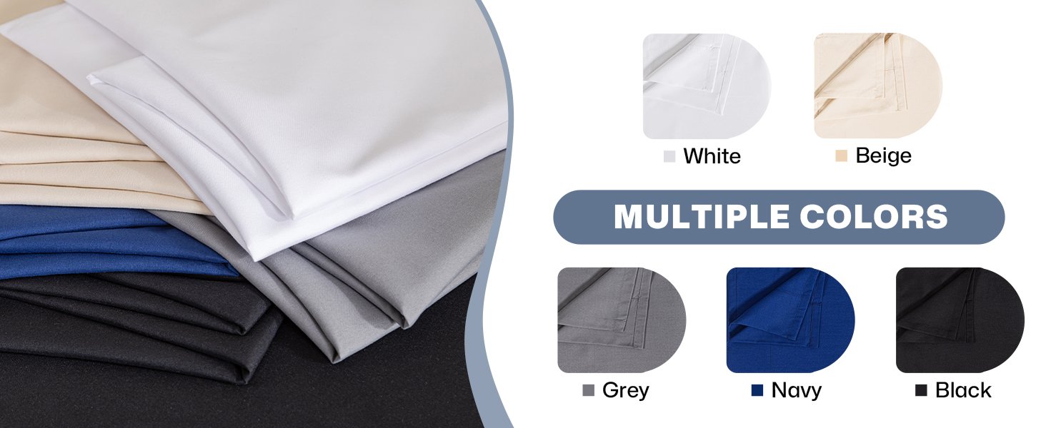 navy flat sheets 6 pack