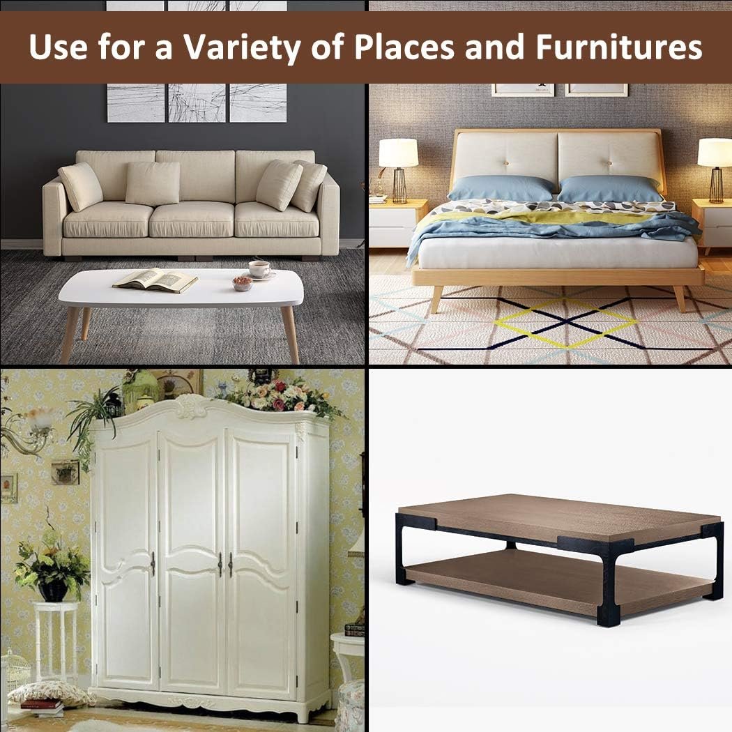 1729494804 859 Ezprotekt 12 Inch Heavy Duty Bed and Furniture Risers Square Sofa