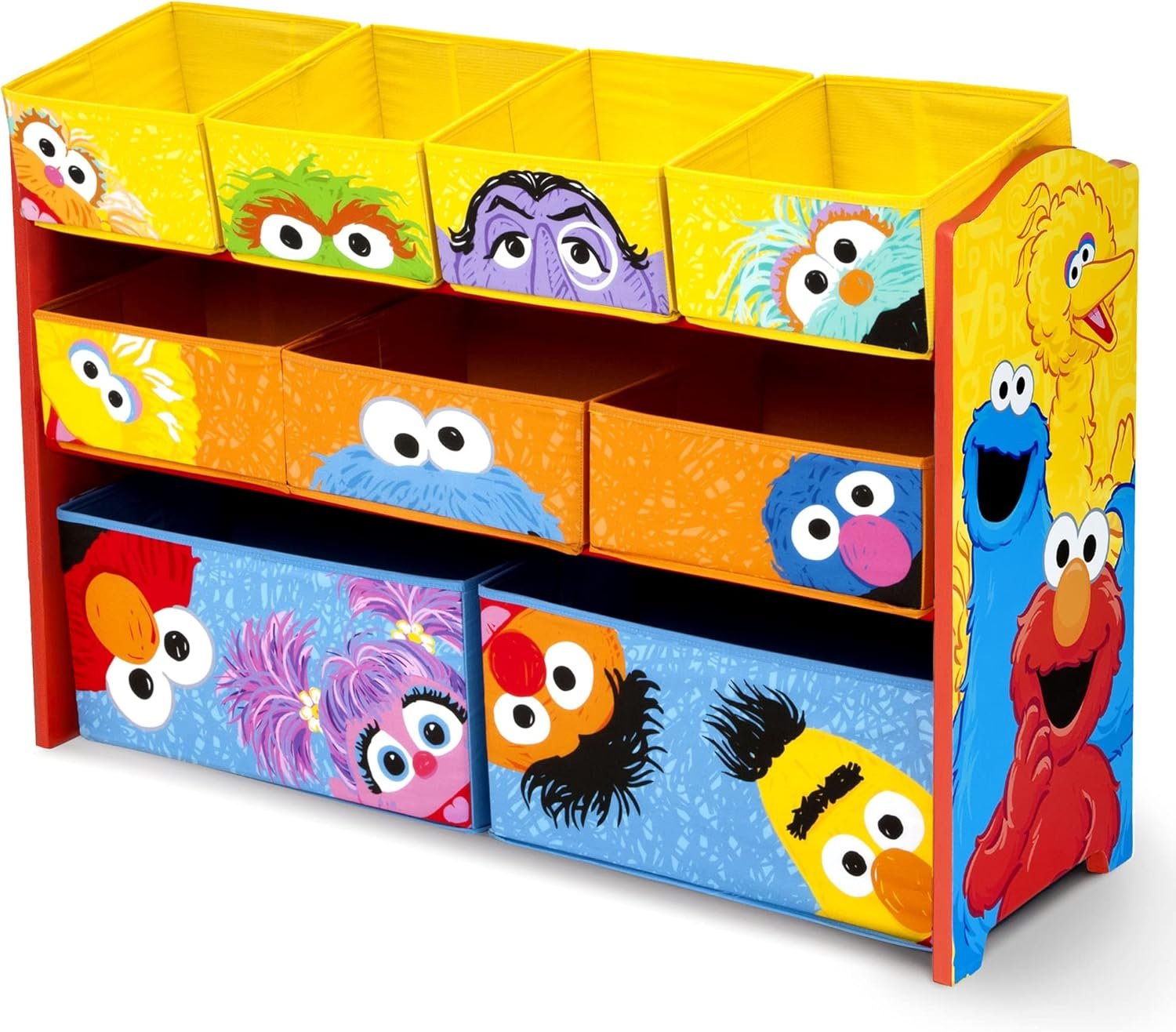 1729502389 886 Delta Children Sesame Street Deluxe Multi Bin Organizer