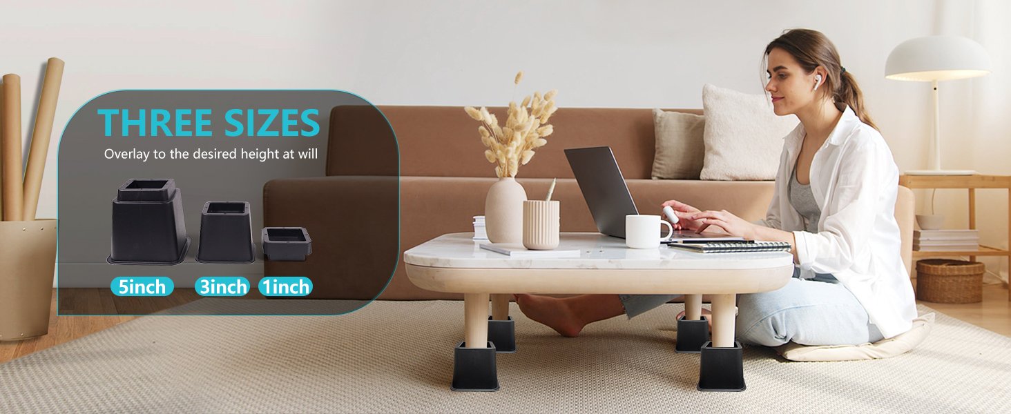 bed risers 4 inch