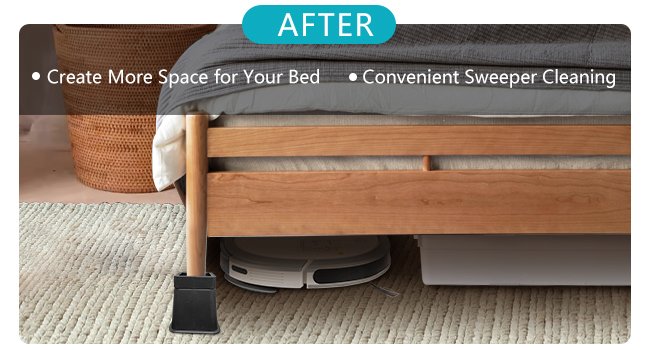 bed risers 6 inch heavy duty