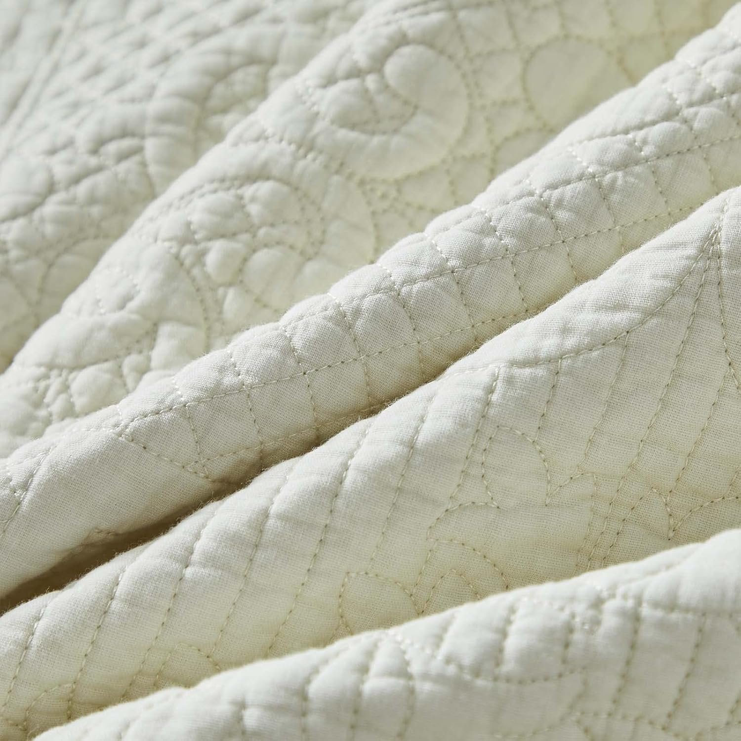 1729650434 569 Brandream Queen Size Luxury Cotton Matelasse White Quilt Set