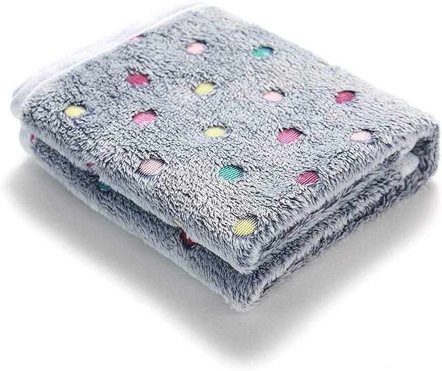1729696341 841 1 Pack of 3 Super Soft Dot Pattern Pet Blankets