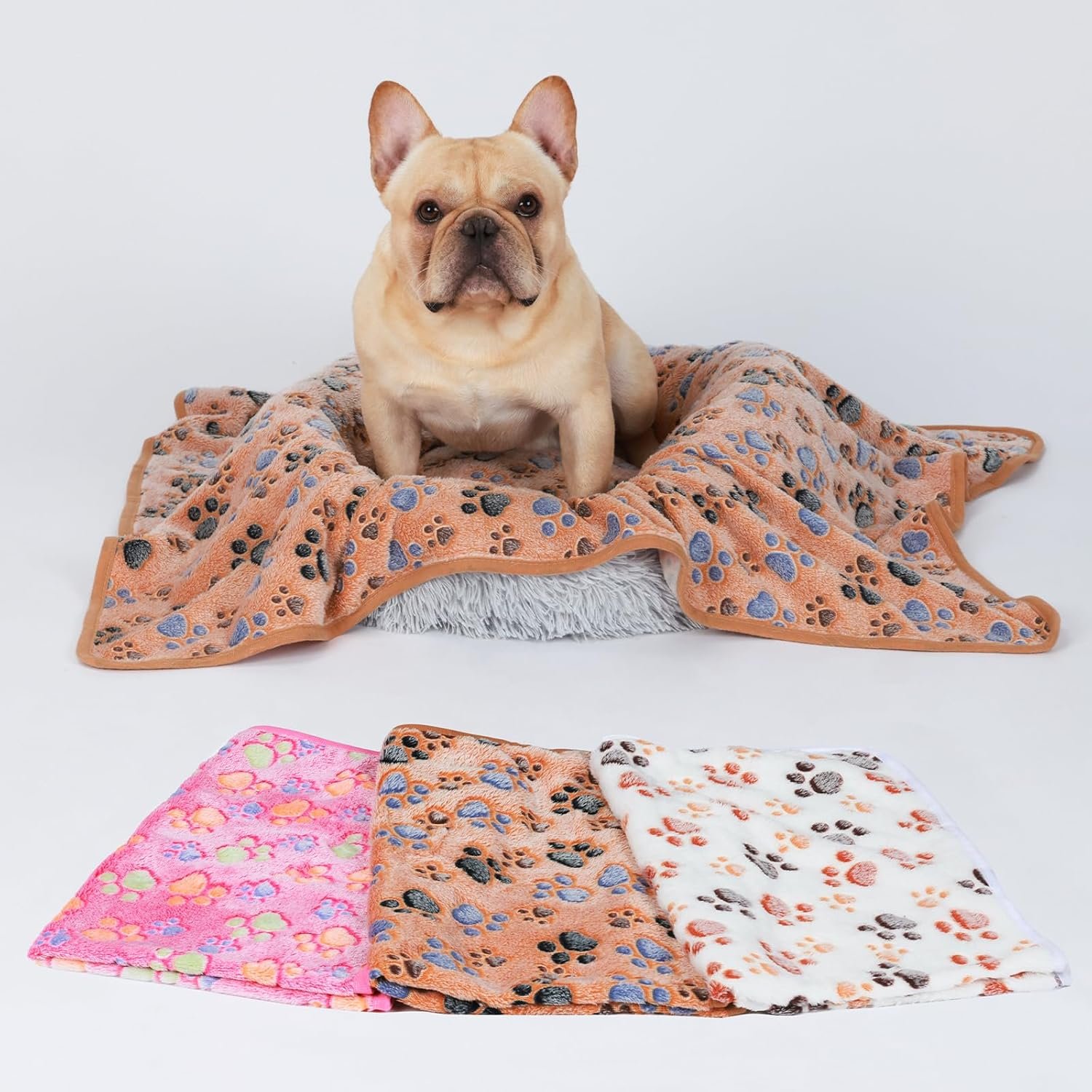 1729718156 484 1 Pack of Super Soft Fluffy Premium Fleece Pet Blankets