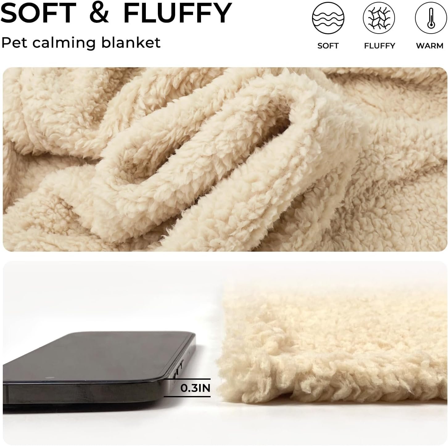 1729851620 930 Luciphia Sherpa Fleece Blanket for Dogs and Cats – Soft
