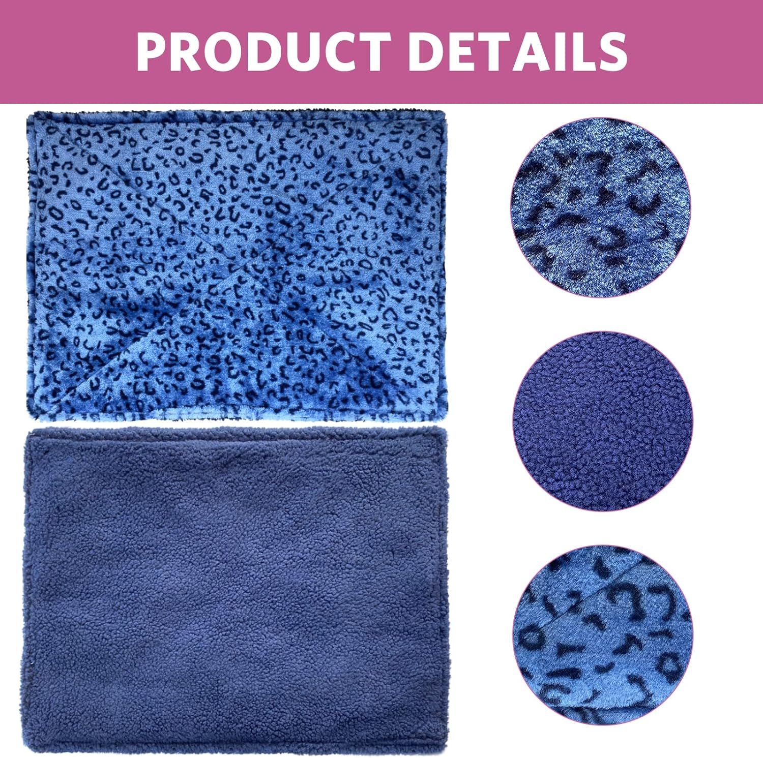 1729921463 83 MARUNDA Self Heating Cat Bed Ultra Soft Dog Crate Blanket and Thermal