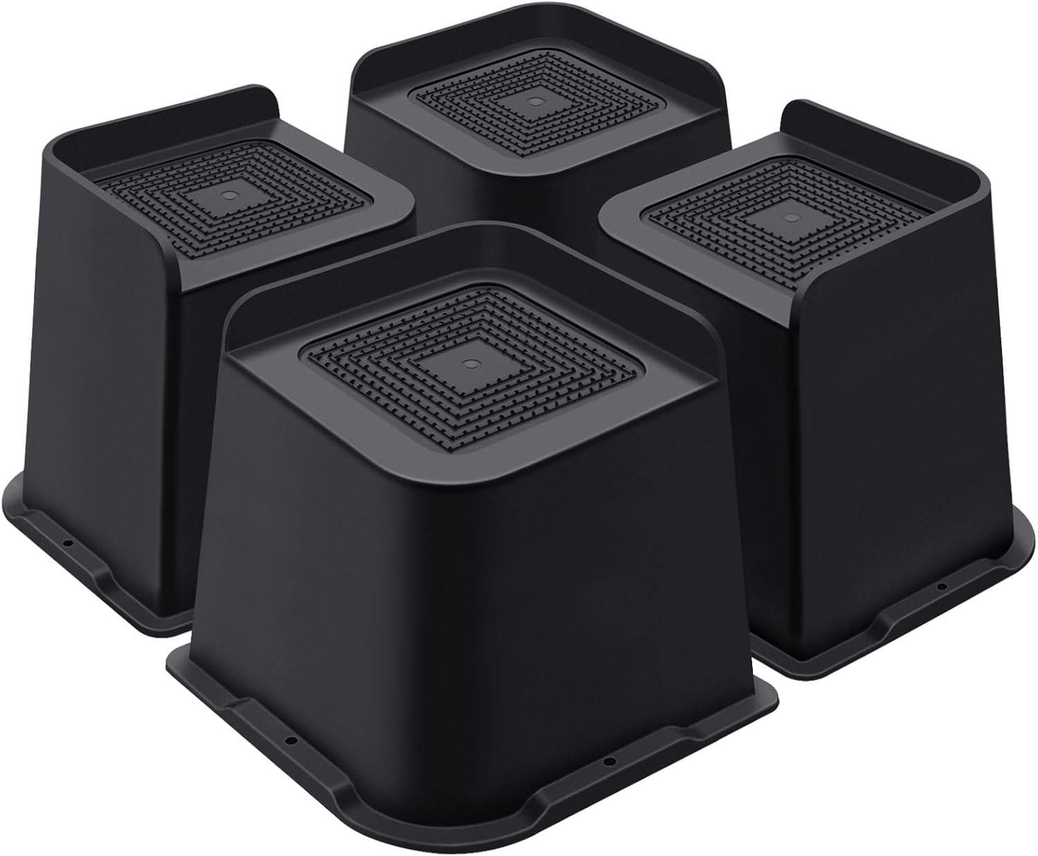 5 Inch Heavy Duty Bed Risers Sturdy Furniture Elevators for Beds