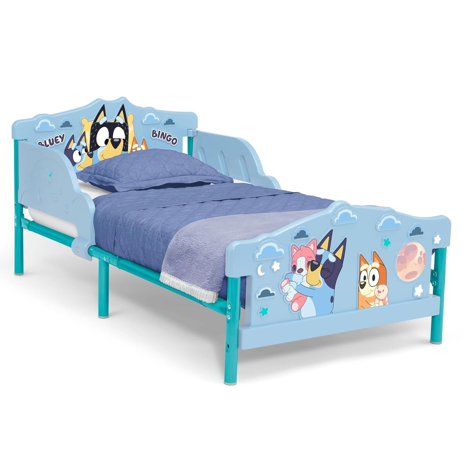 Delta Children - Bluey 3D Toddler Bed in Blue 1 Delta Children Bluey 3D Toddler Bed in Blue