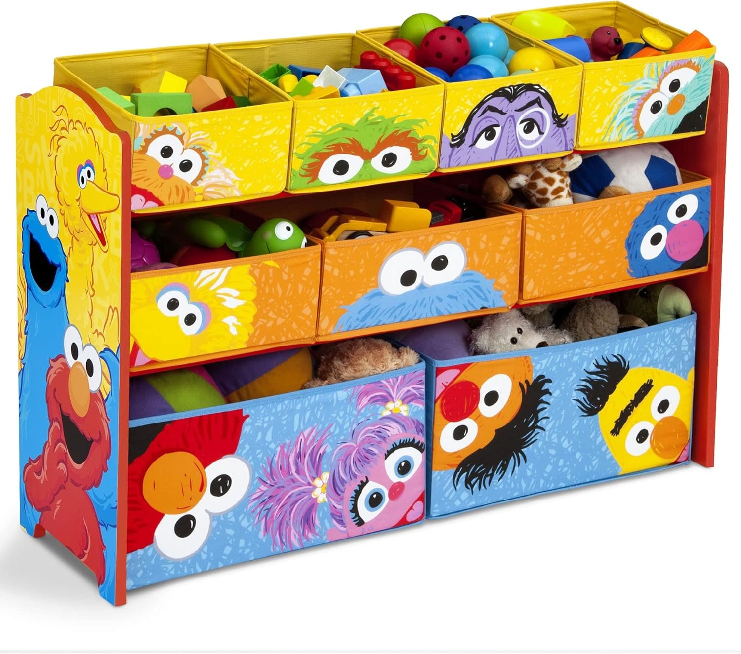 Delta Children Sesame Street Deluxe Multi Bin Organizer