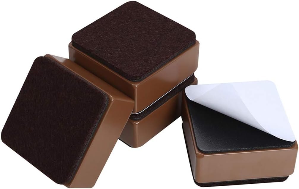 Ezprotekt 12 Inch Heavy Duty Bed and Furniture Risers Square Sofa