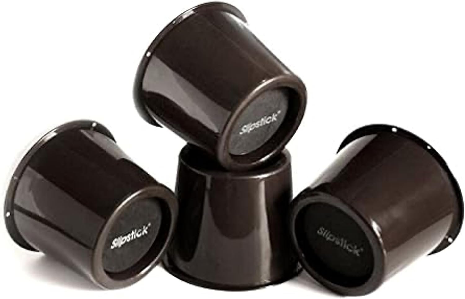 Slipstick CB652 3-Inch Under Bed Storage Risers / Furniture Lifts (Set of 4) - Increases Height by 3 Inches, Supports Up to 2,000 lbs, Brown 1 Slipstick CB652 3 Inch Under Bed Storage Risers Furniture Lifts